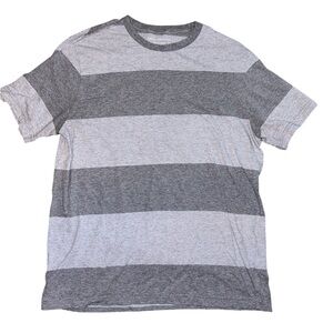 American Eagle Outfitters Gray Striped Tee